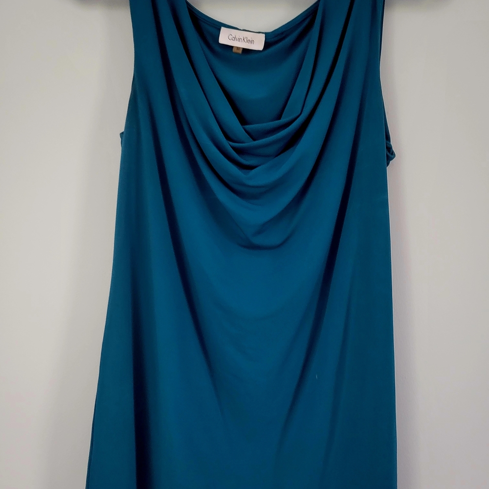 Calvin Klein Teal Sleeveless Top